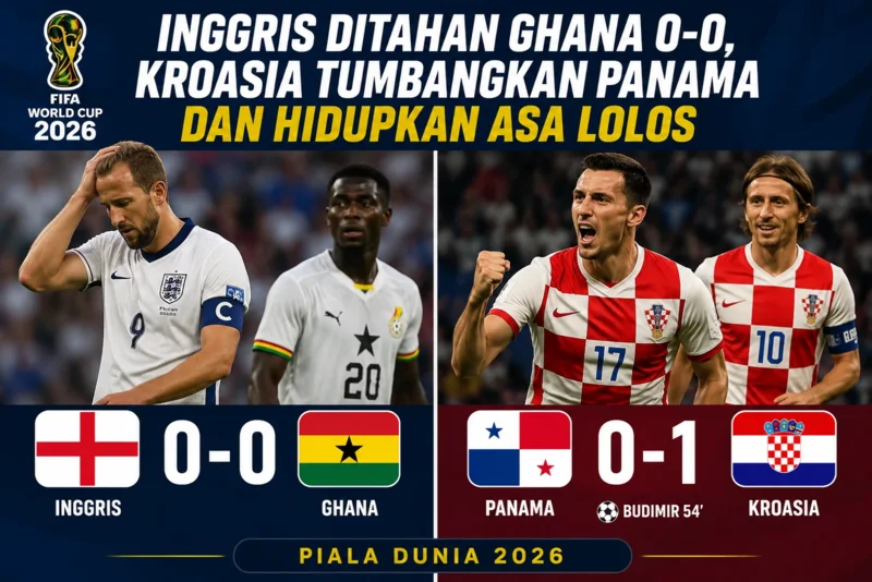 Inggris Ditahan Ghana 0-0, Kroasia Tumbangkan Panama dan Hidupkan Asa Lolos.webp
